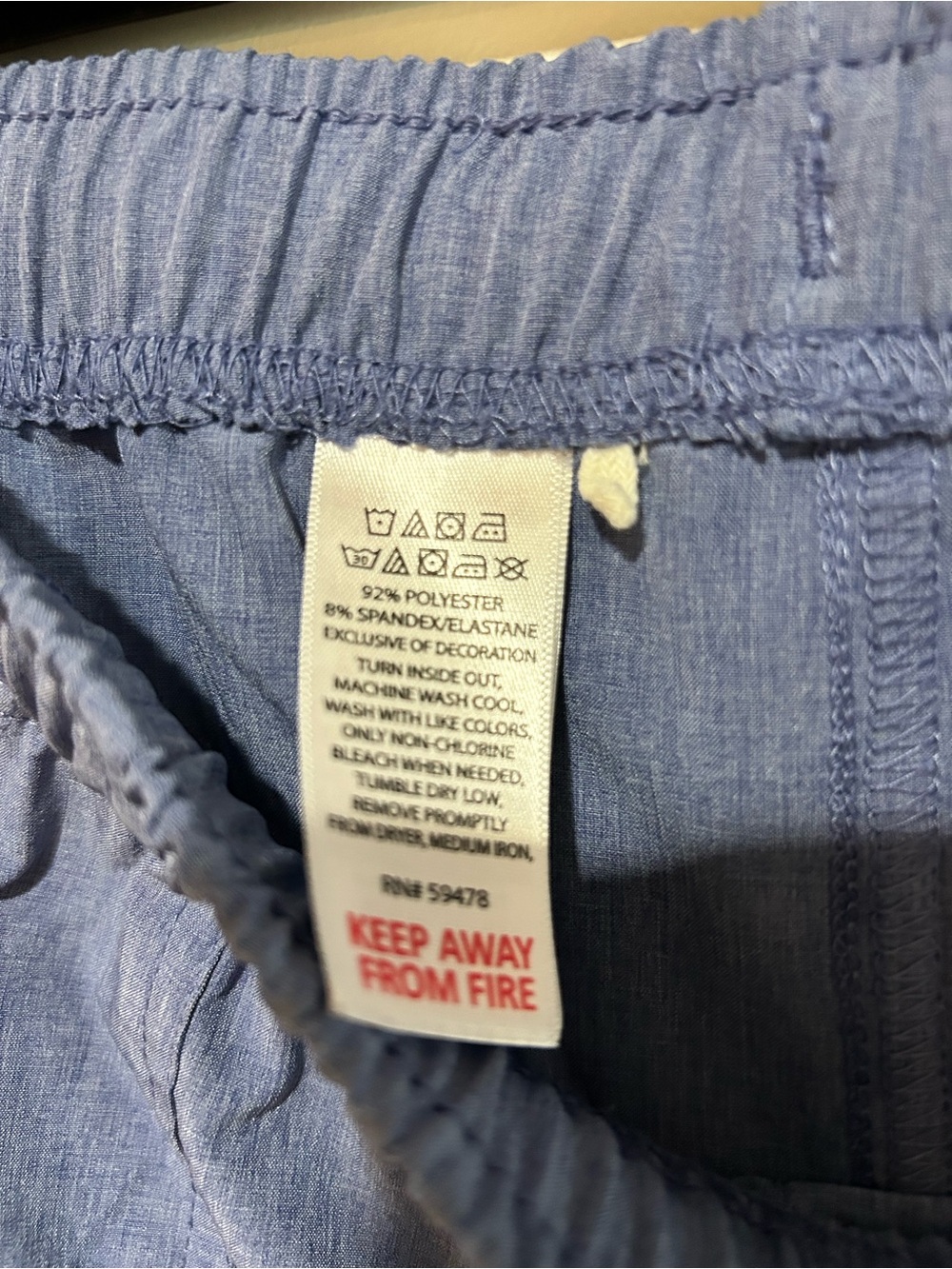 2 Pairs of Kids Casual Shorts Blue and Tan - Picture 8 of 8